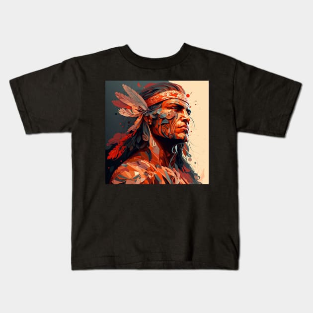 Brave Apache Kids T-Shirt by Abili-Tees